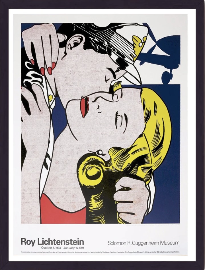 The Kiss Poster for Guggenheim