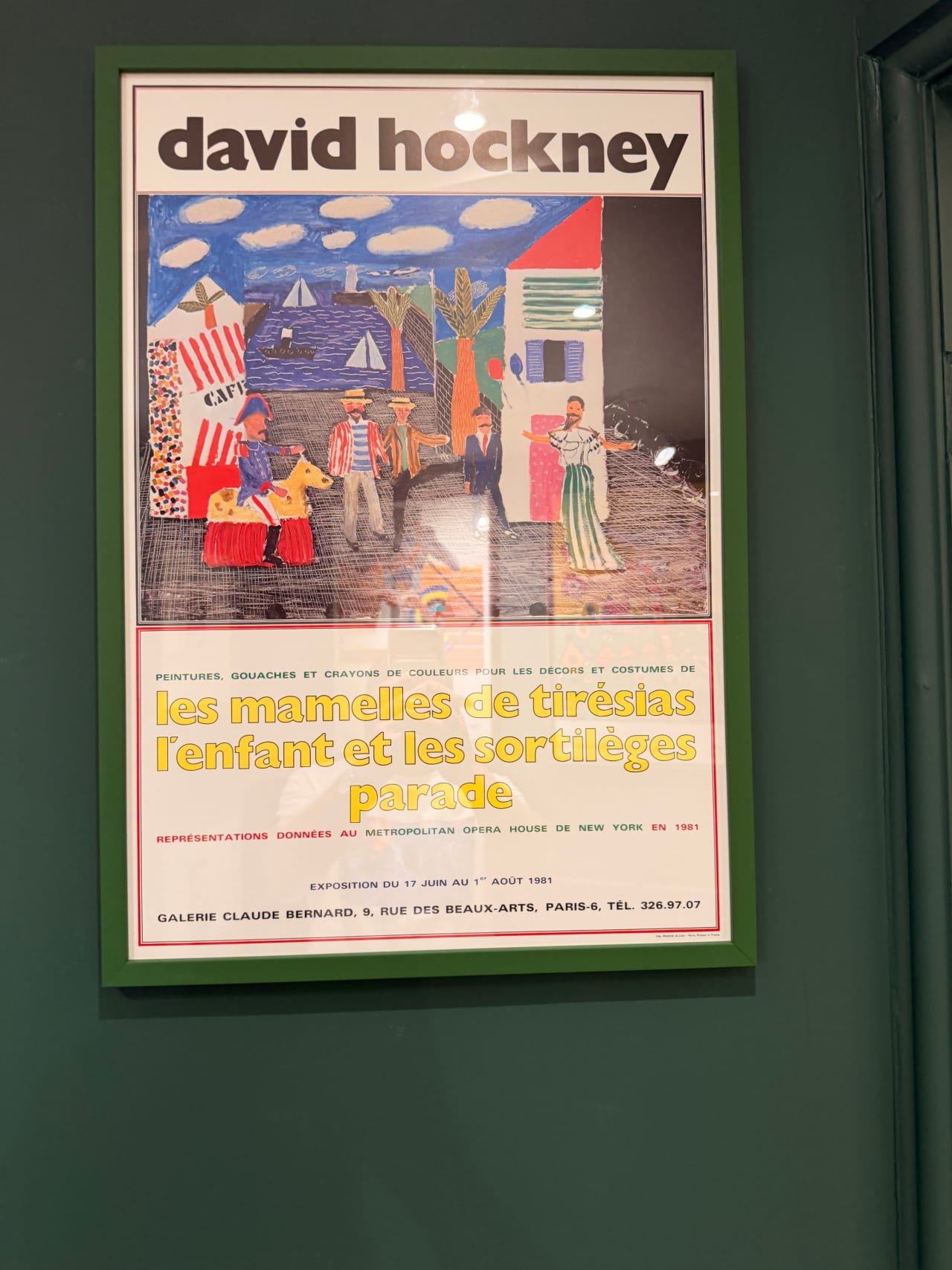 les mamelles - Galerie Claud Bernard , Paris 1981 - original