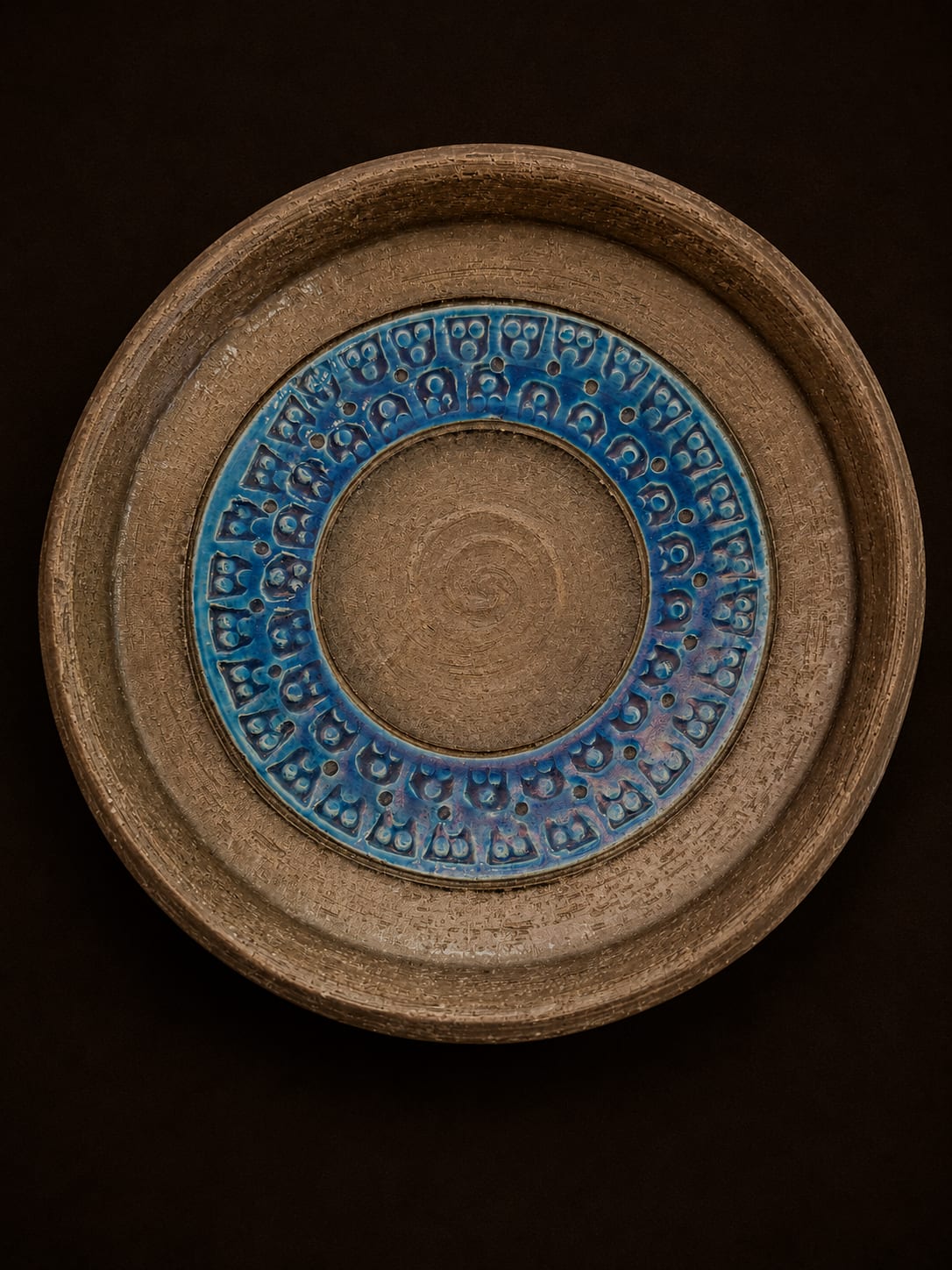 Brown & Blue Dish