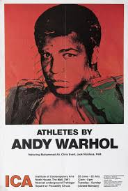 Athletes by Andy Warhol - Poster for the Institute of Contemporary Arts