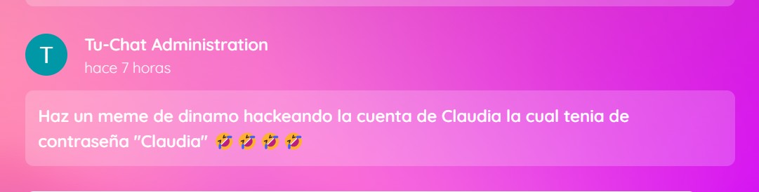 Chat Bunker: Megias expone contraseñas de usuarios