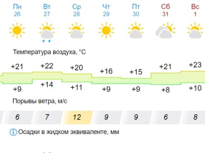 Погода в Ухте: предстоящая неделя будет сухой