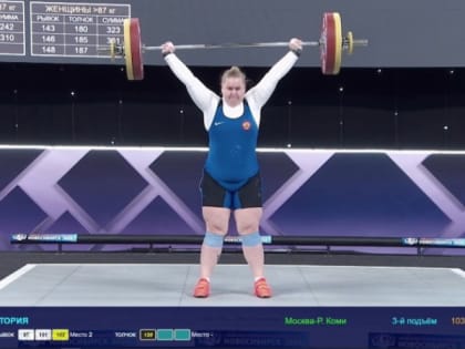 Тяжелоатлетка из Коми Виктория Орлова одержала победу на чемпионате РФ