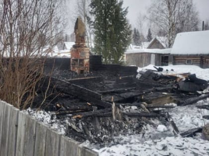 В одном из городов Коми при пожаре в дачном доме погиб мужчина