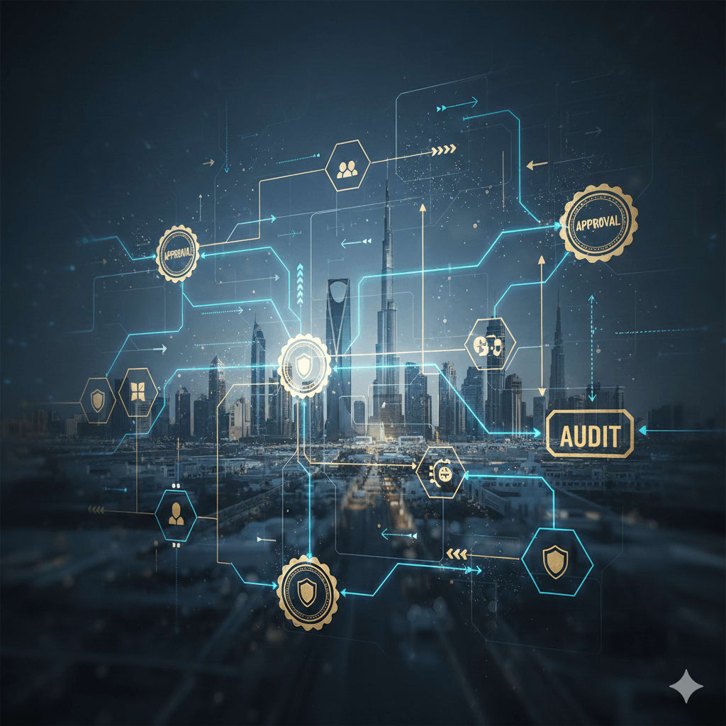 Secure data center infrastructure supporting compliant OpenAI API integration in the Gulf.