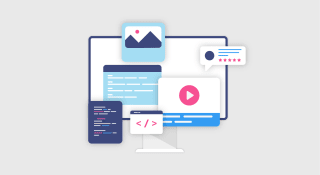 Developers building and maintaining a business website across front-end and back-end work