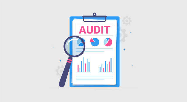 A sample digital marketing audit report covering website, SEO, email, and social results