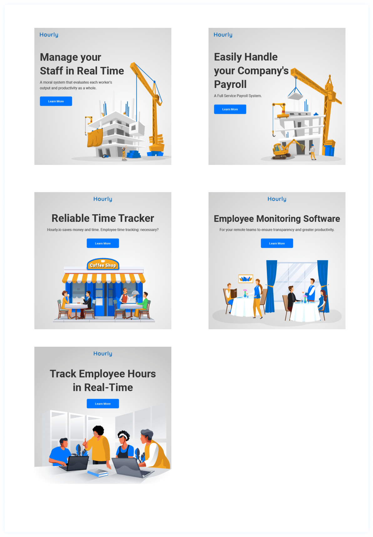 Hourly.io Ad Creatives