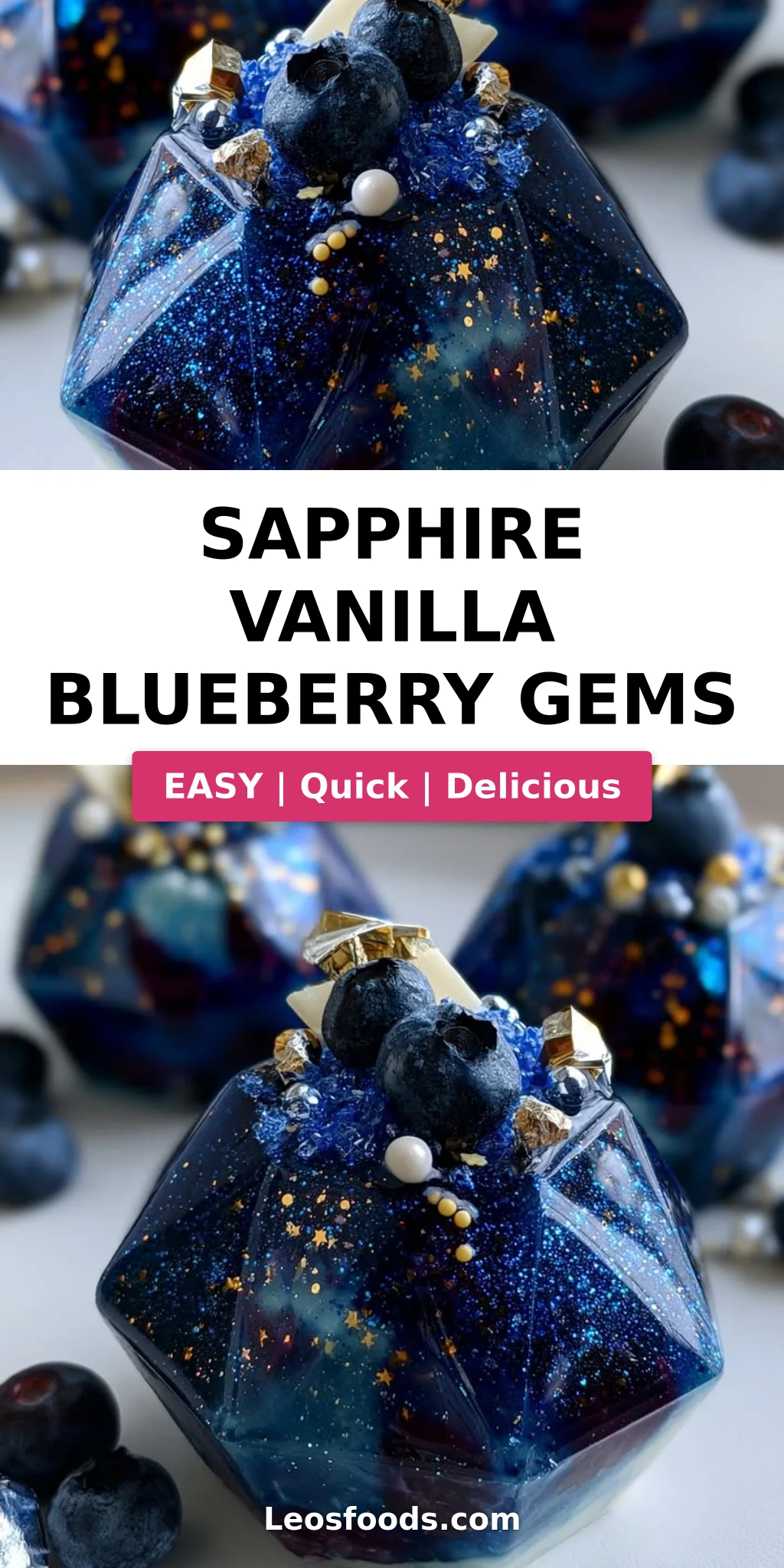 Sapphire Vanilla Blueberry Gems