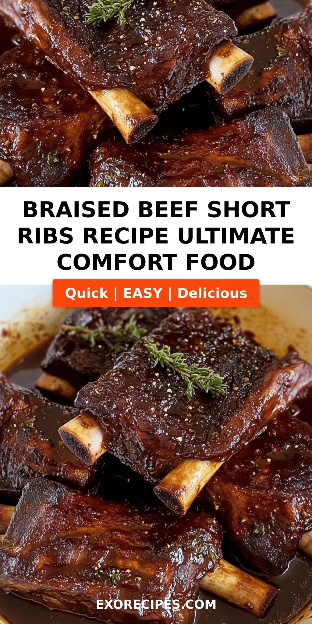 Braised Beef Short Ribs Recipe The Ultimate Comfort Food