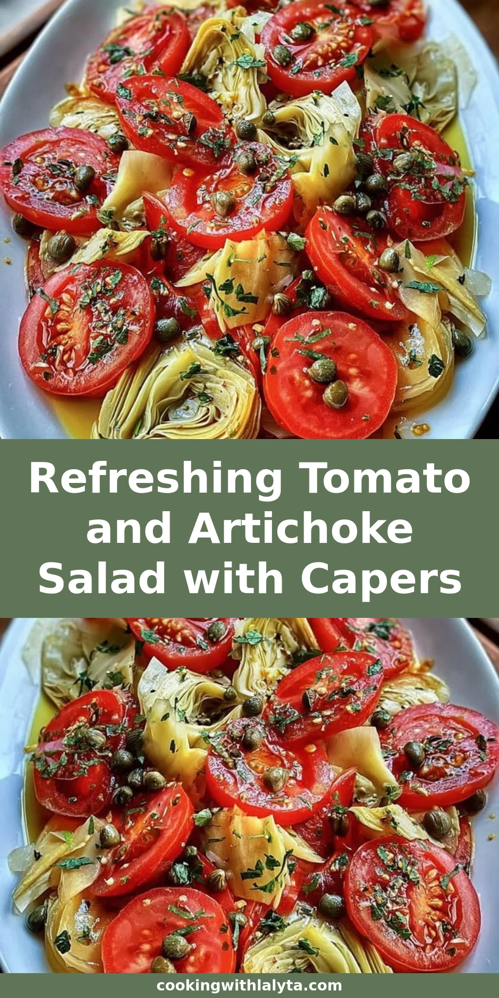 Refreshing Tomato and Artichoke Salad with Capers