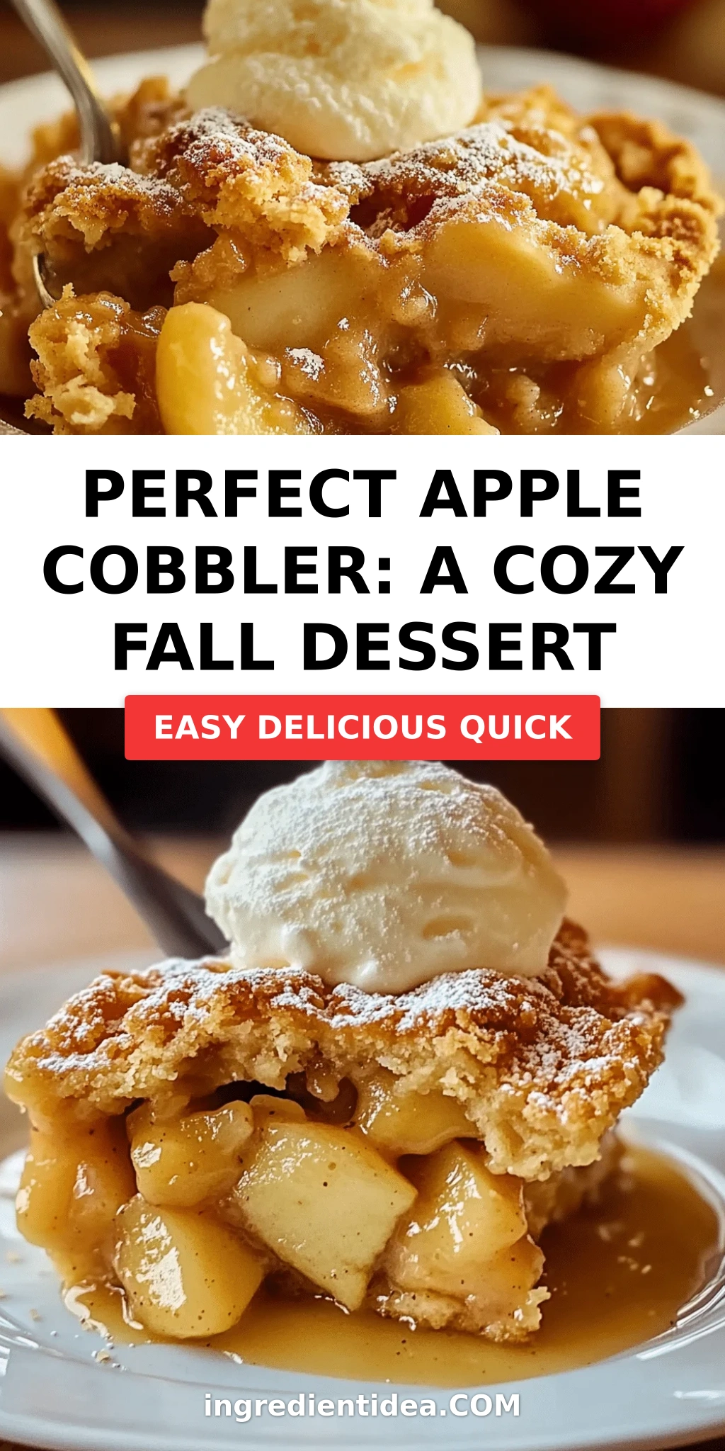Perfect Apple Cobbler: A Cozy Fall Dessert