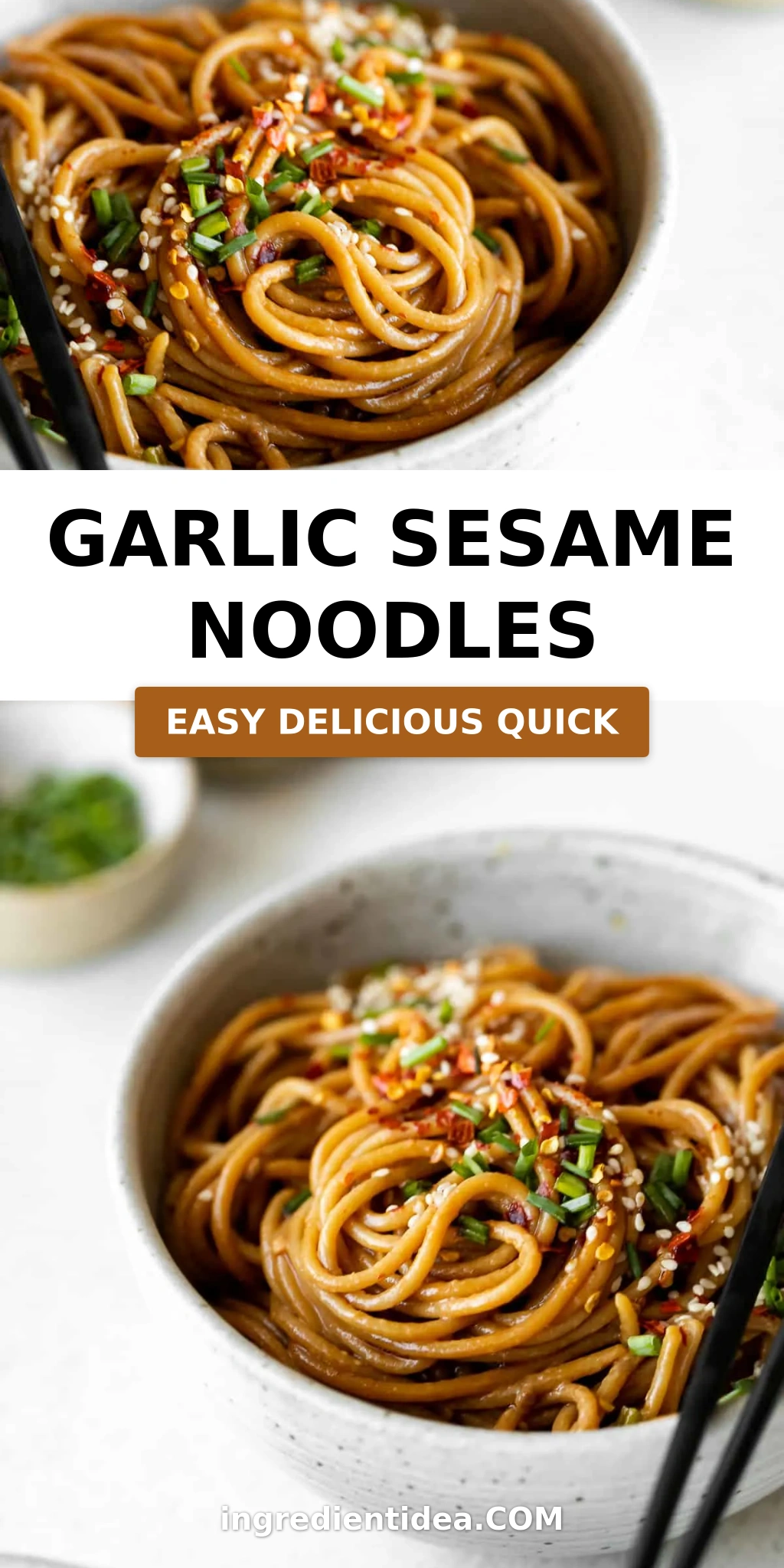 Garlic Sesame Noodles