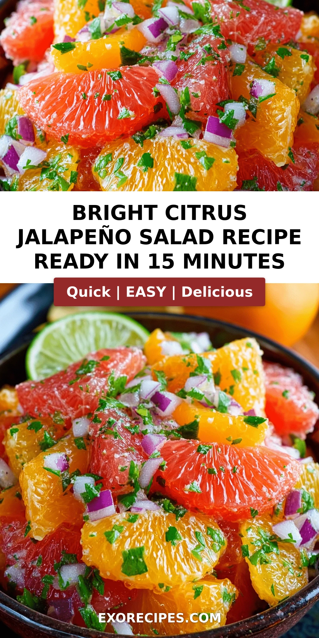 Bright Citrus Jalapeño Salad A Zesty, Fresh Burst of Flavor