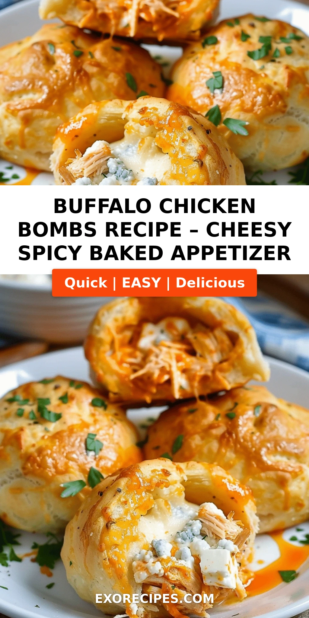 Buffalo Chicken Bombs: Your Cheesy, Spicy, Stuffed Bites of Heaven
