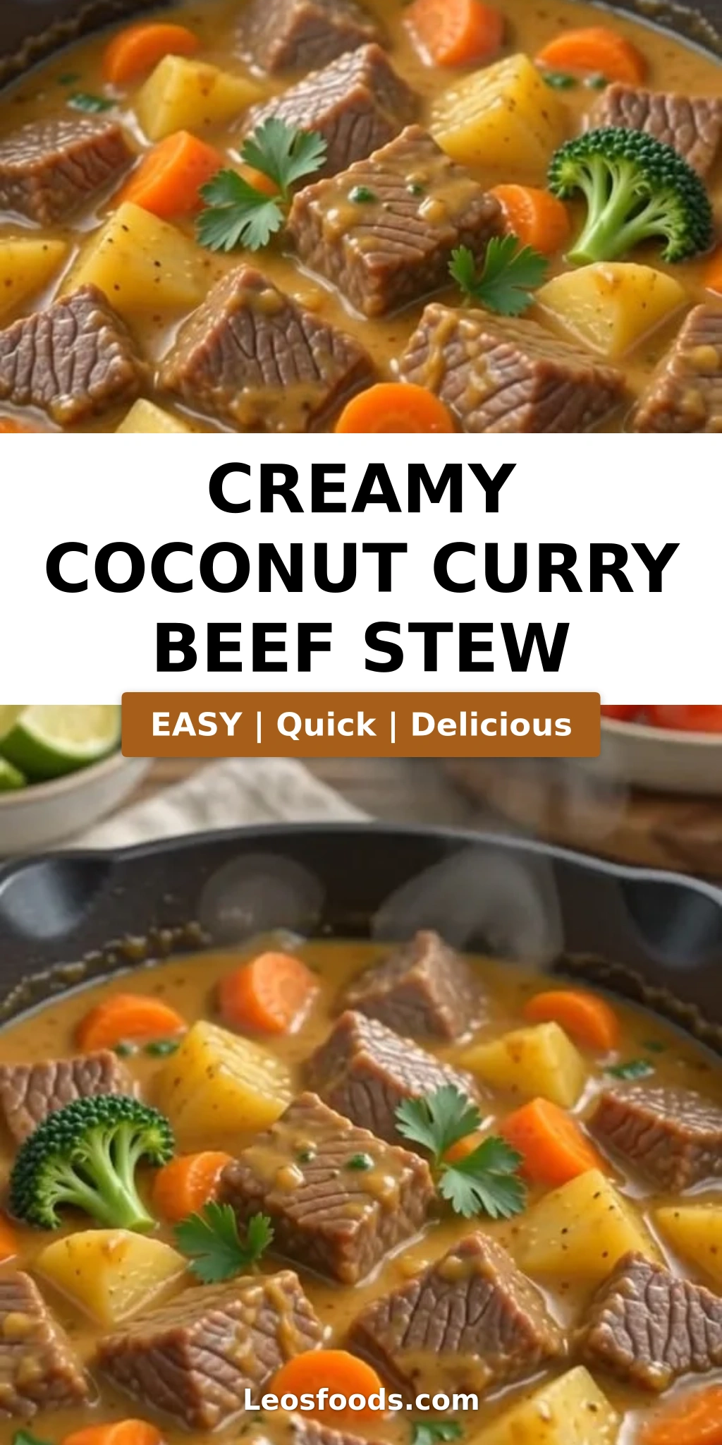 Creamy Coconut Curry Beef Stew