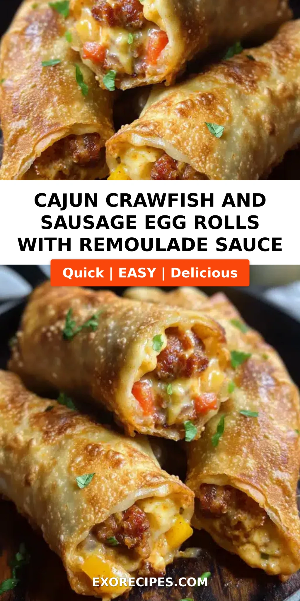 Cajun Crawfish and Sausage Egg Rolls: A Flavorful Southern Twist Youll Crave
