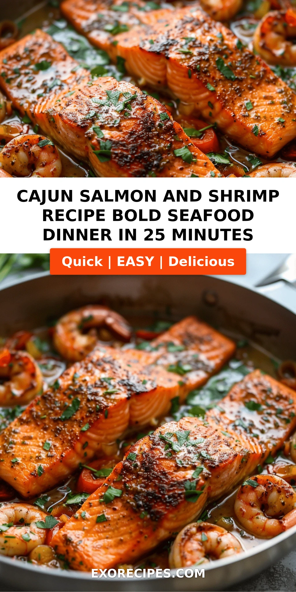 Cajun Salmon and Shrimp Recipe A Bold and Flavorful Seafood Feast
