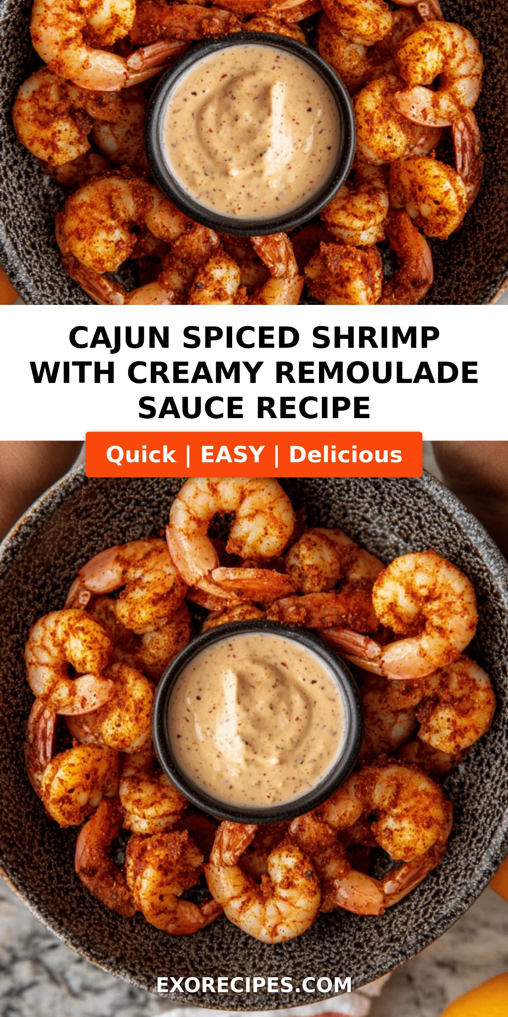 Cajun Spiced Shrimp with Creamy Remoulade Sauce: A Flavor Explosion You Cant Miss