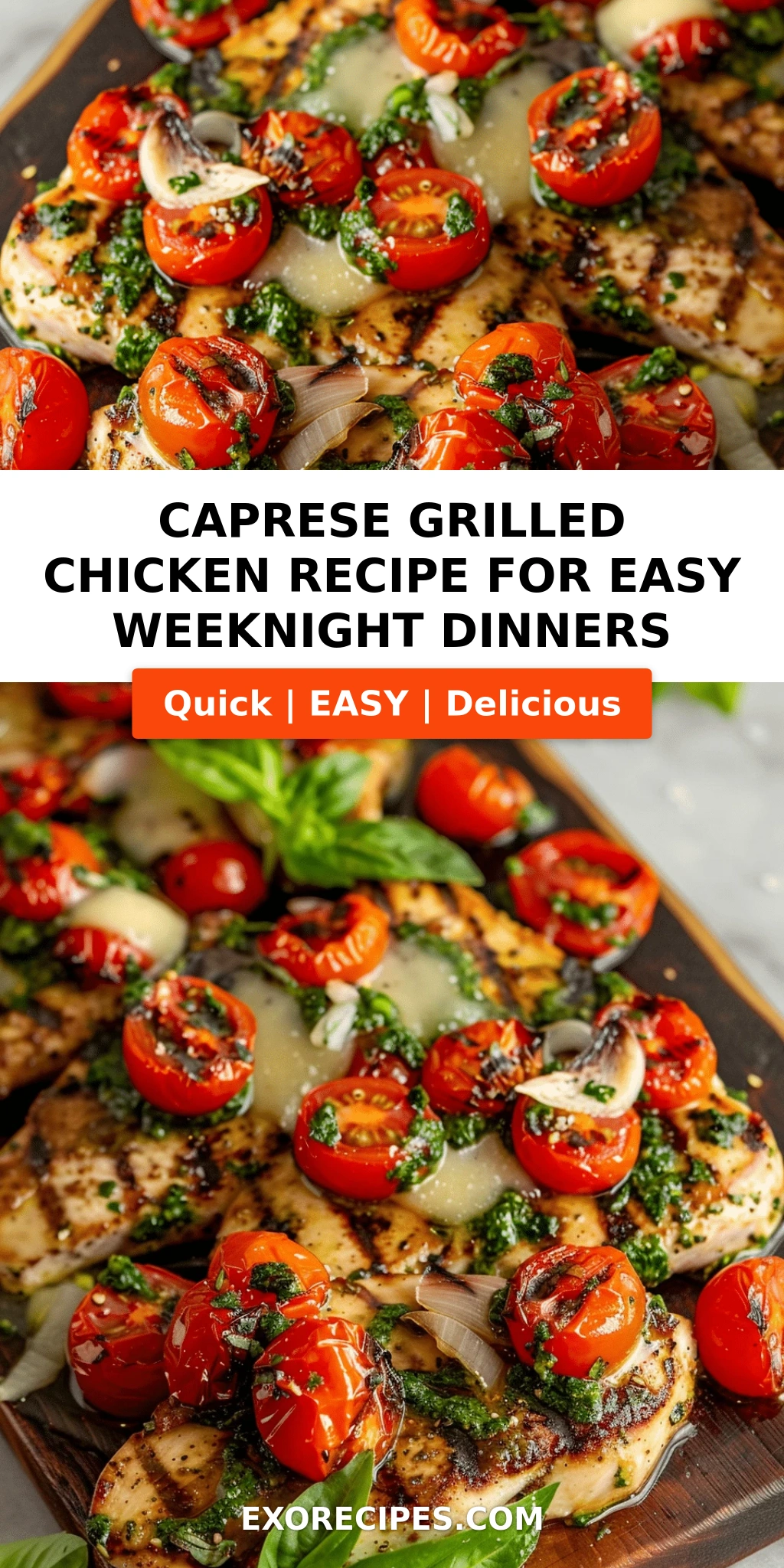 Caprese Grilled Chicken: A Fresh, Flavorful Twist for Your Weeknight Dinners