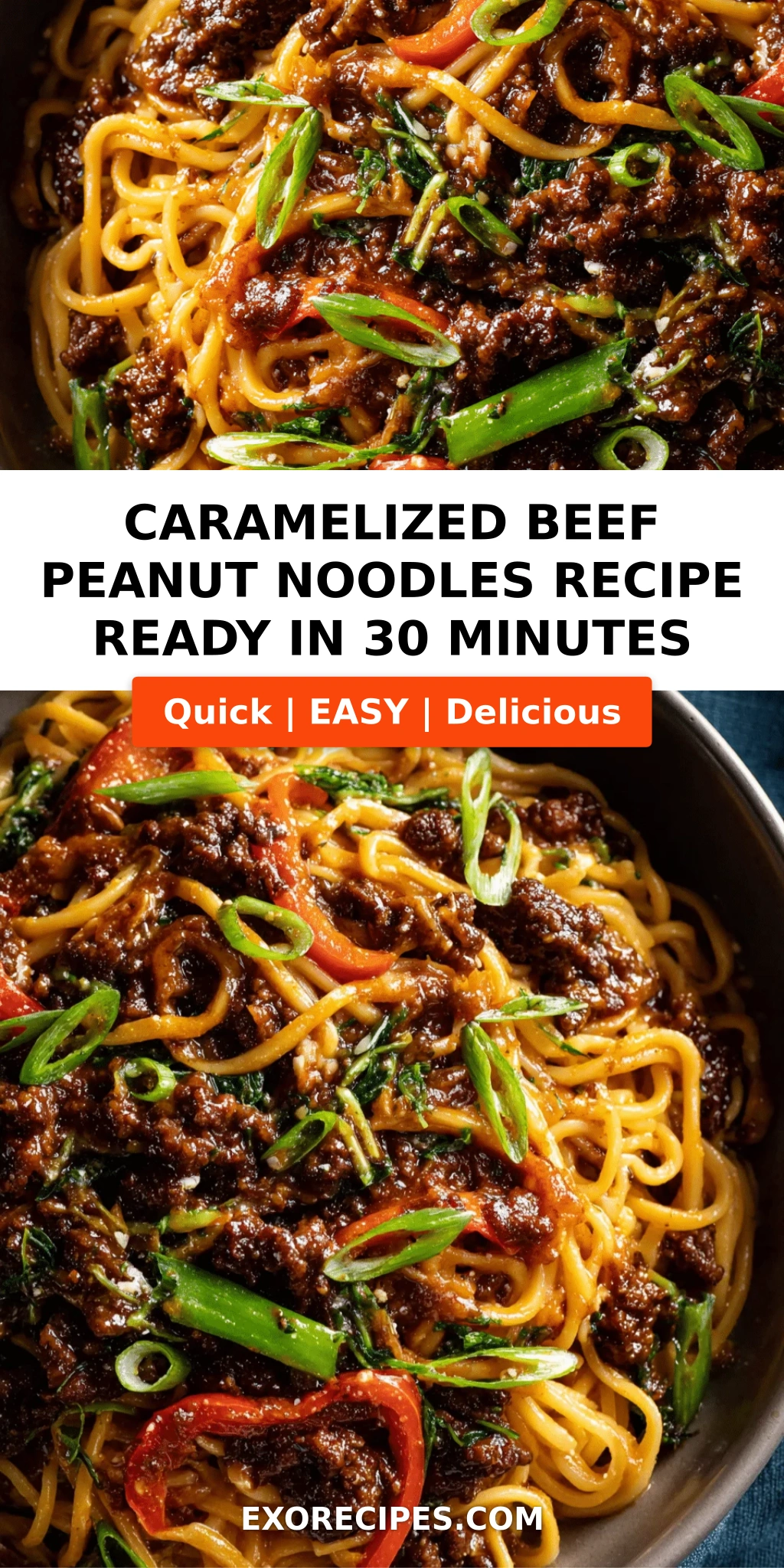 Caramelized Beef Peanut Noodles with Lime & Ginger: A Bold Weeknight Favorite