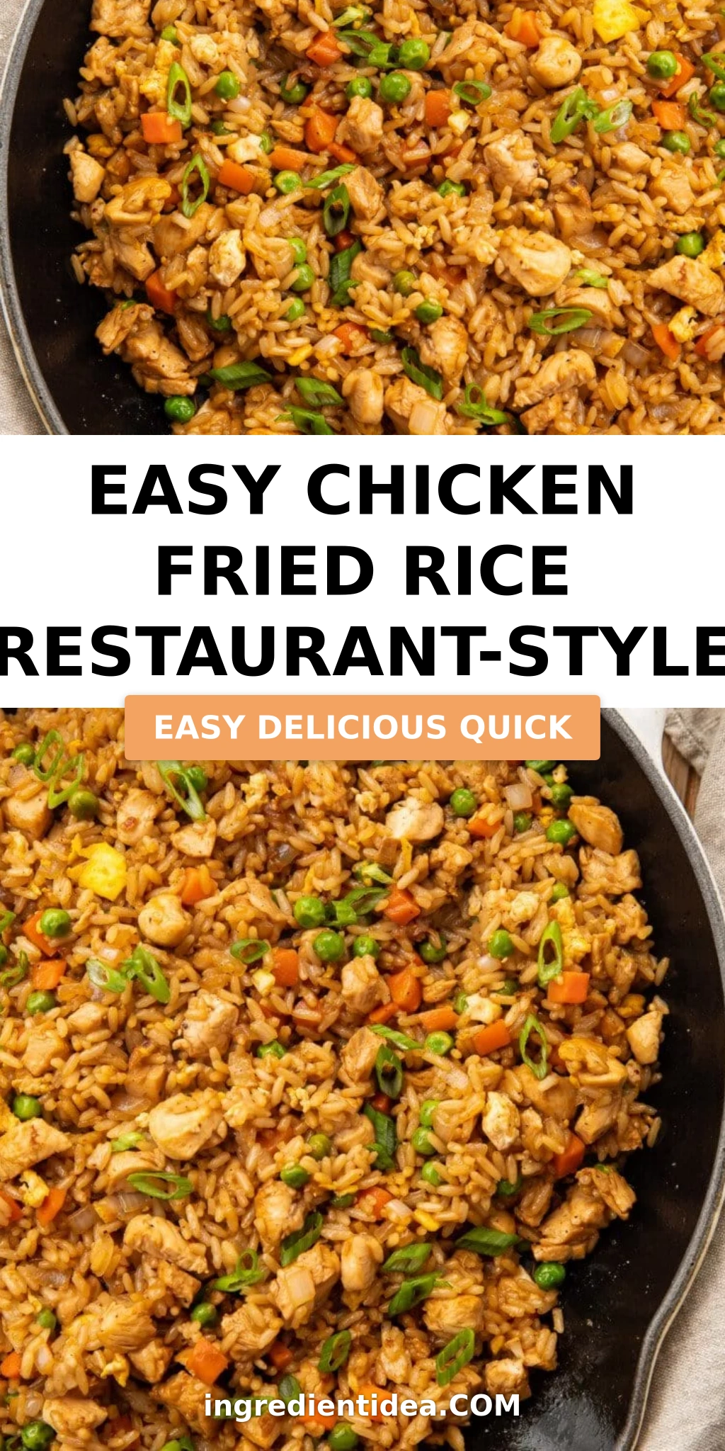 Easy Chicken Fried Rice (Restaurant-Style)