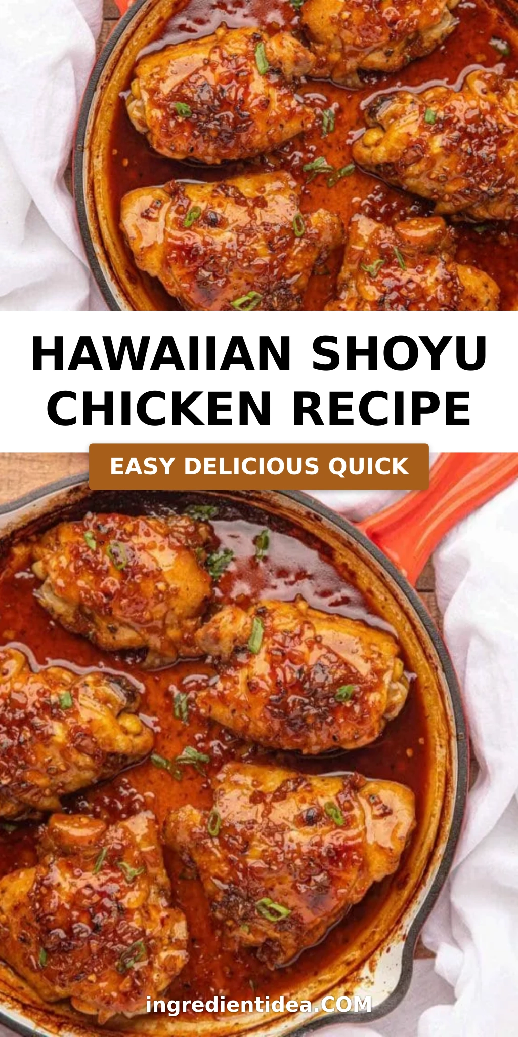 Hawaiian Shoyu Chicken Recipe