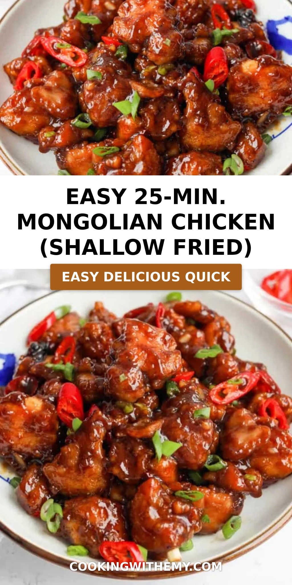 Easy 25-min. Mongolian Chicken (Shallow Fried)