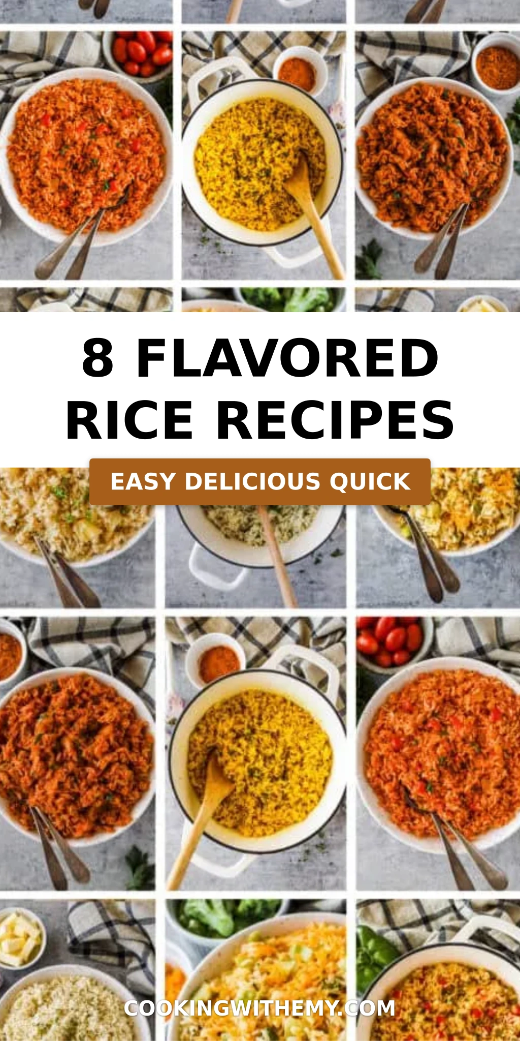 8 Flavored Rice Recipes