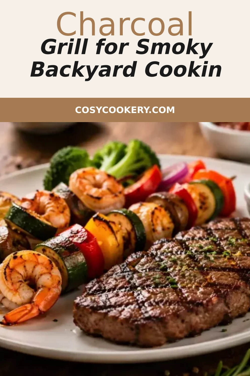 Charcoal Grill for Smoky Backyard Cookin