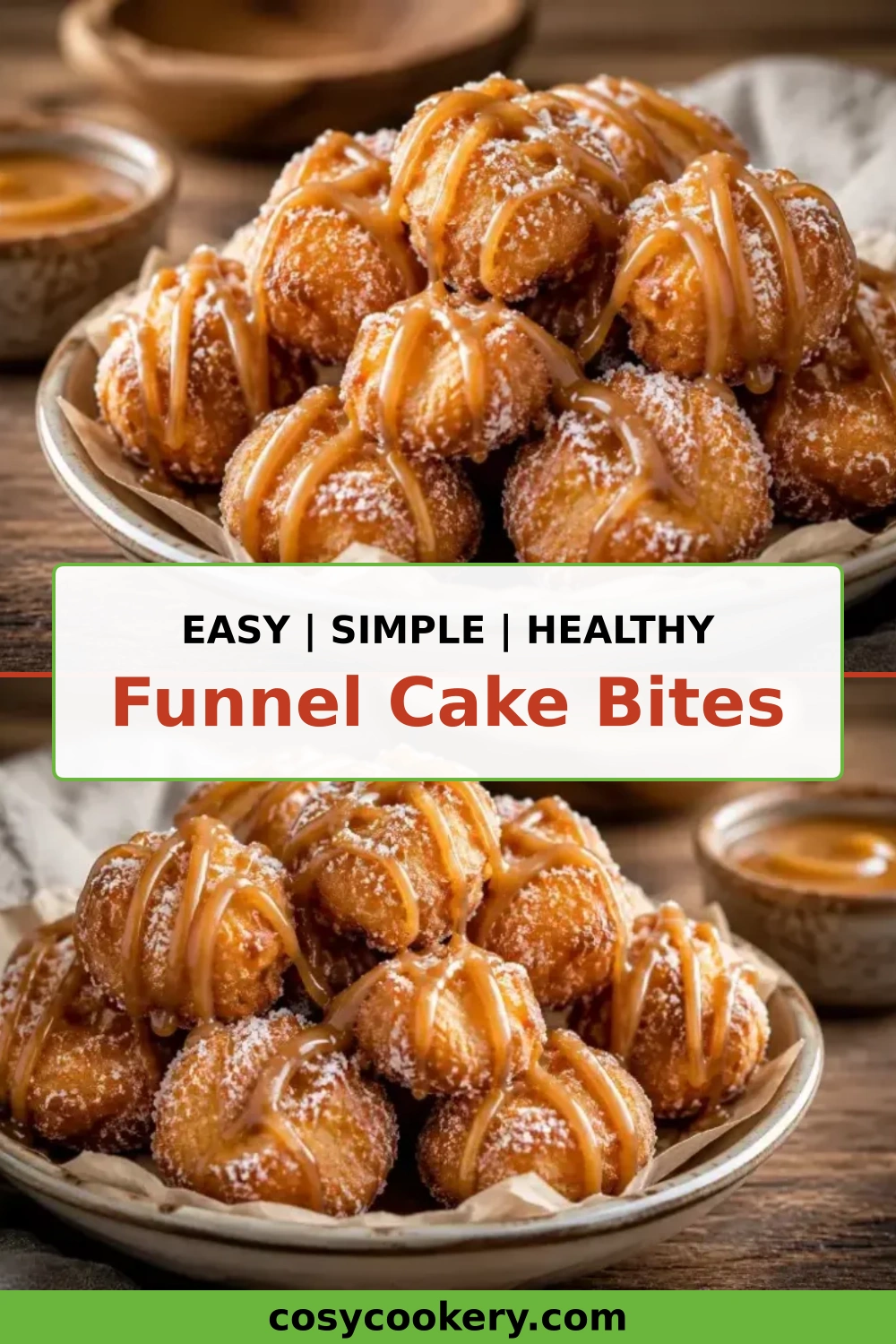 Funnel Cake Bites