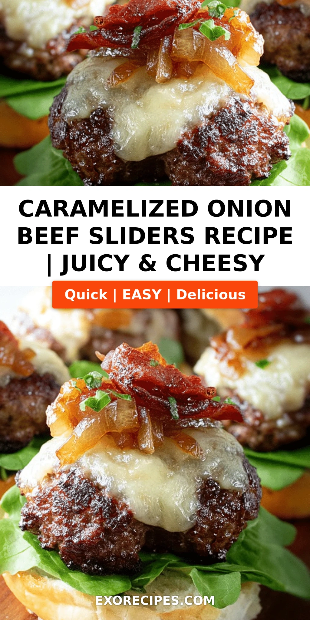 Caramelized Onion Beef Sliders