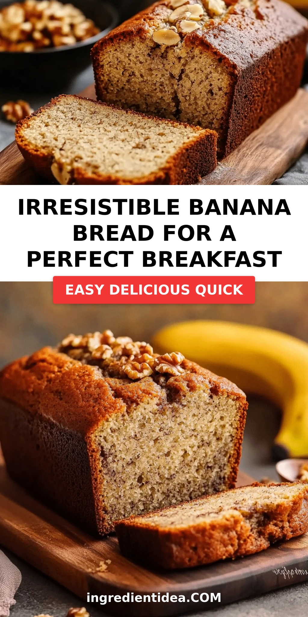 Irresistible Banana Bread for a Perfect Breakfast