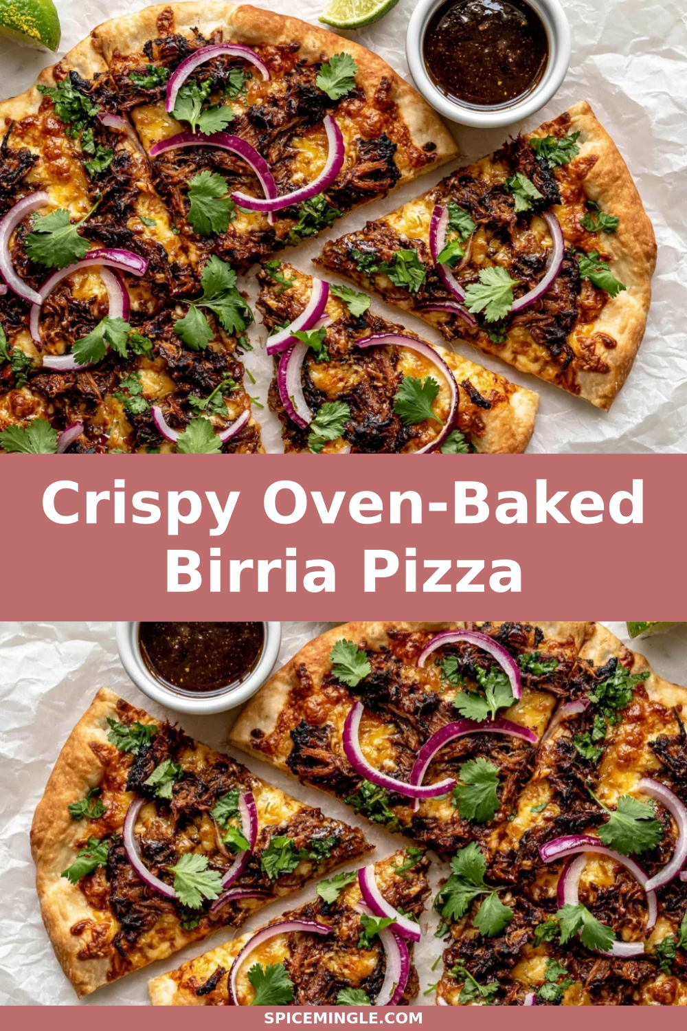 Crispy Oven-Baked Birria Pizza