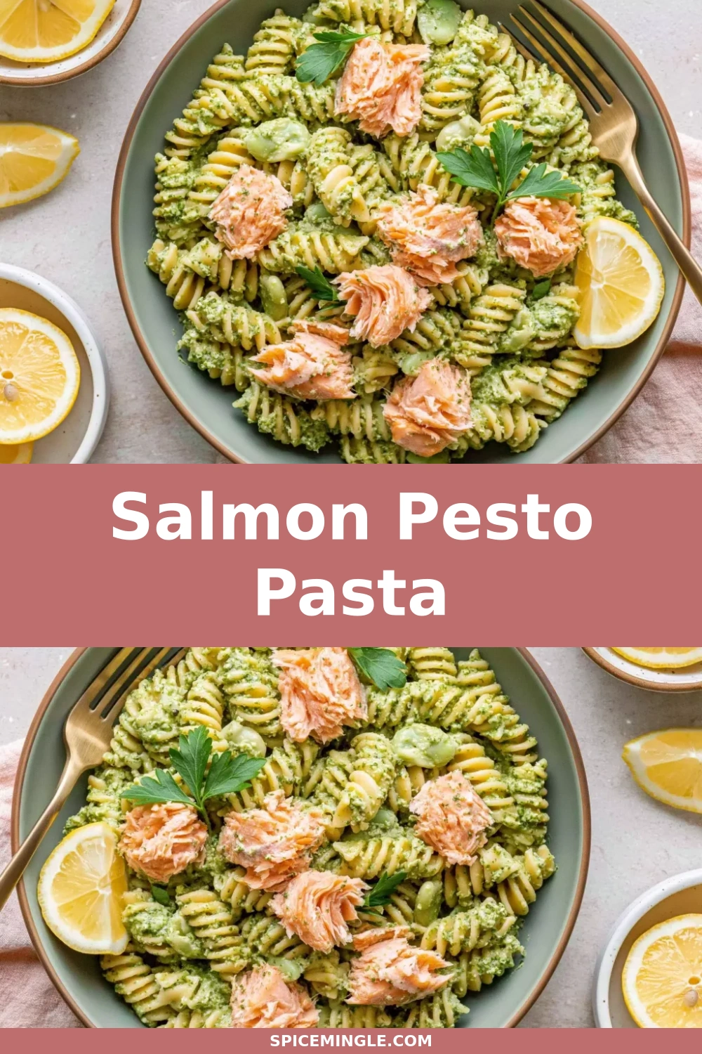 Salmon Pesto Pasta