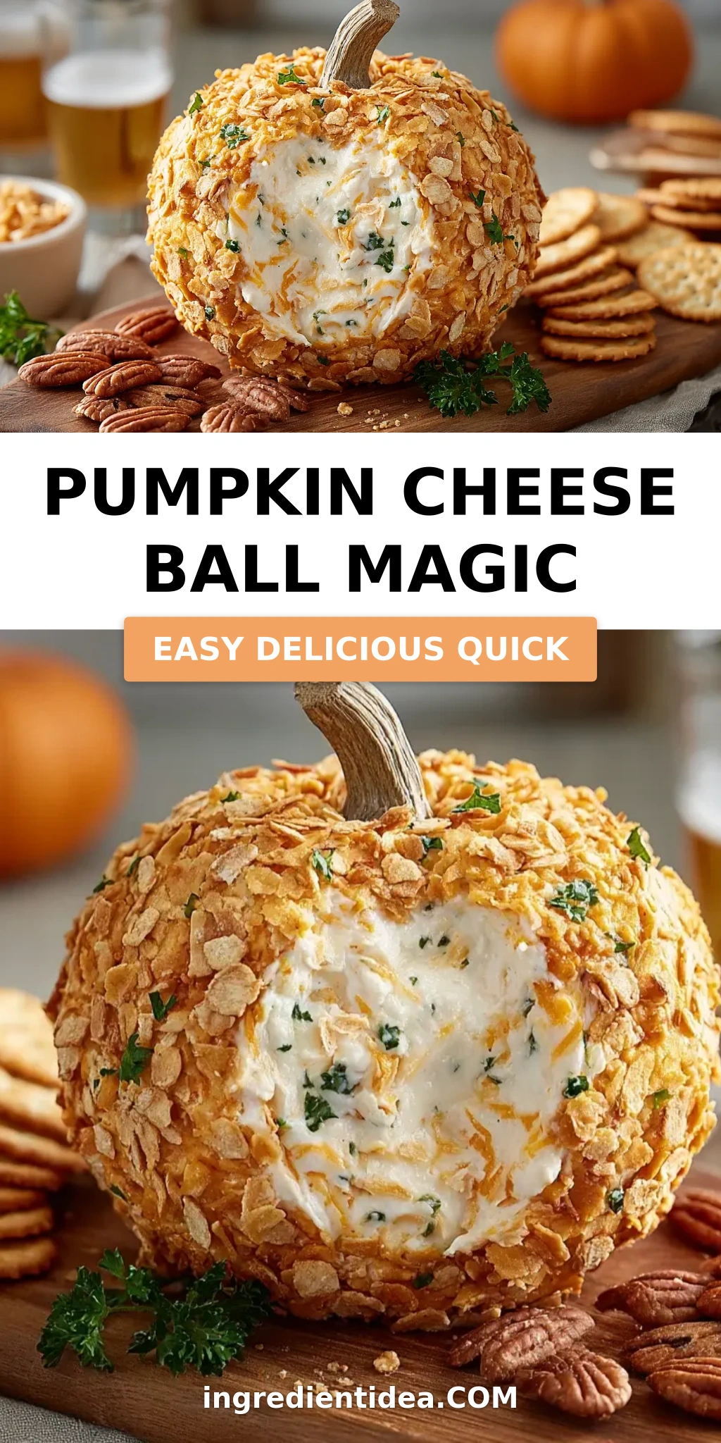 Pumpkin Cheese Ball Magic