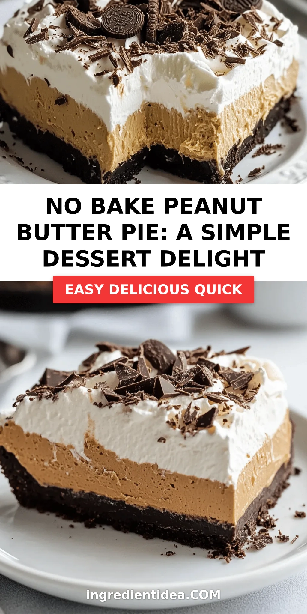 No Bake Peanut Butter Pie: A Simple Dessert Delight
