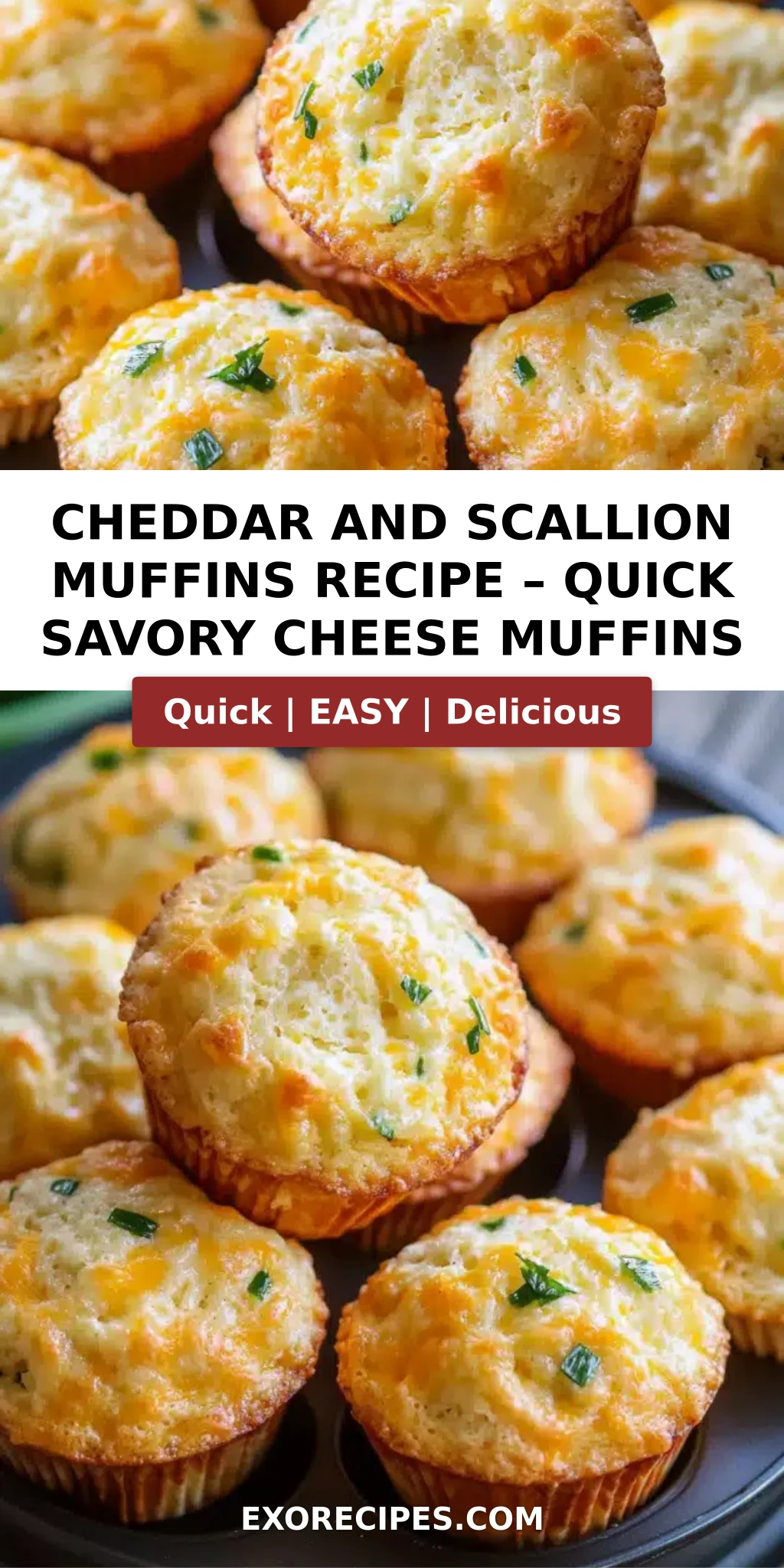 Cheddar and Scallion Muffins