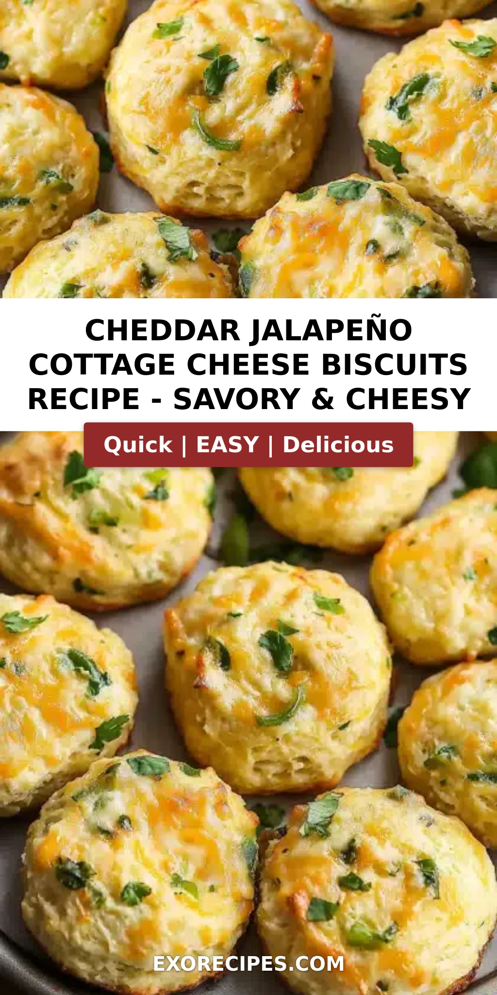 Cheddar Jalapeño Cottage Cheese Biscuits: Your New Favorite Savory Snack