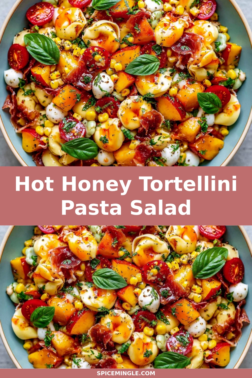 Hot Honey Tortellini Pasta Salad