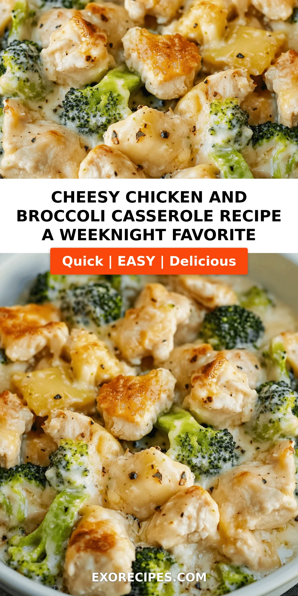 Cheesy Chicken and Broccoli Casserole A Comforting Weeknight Delight