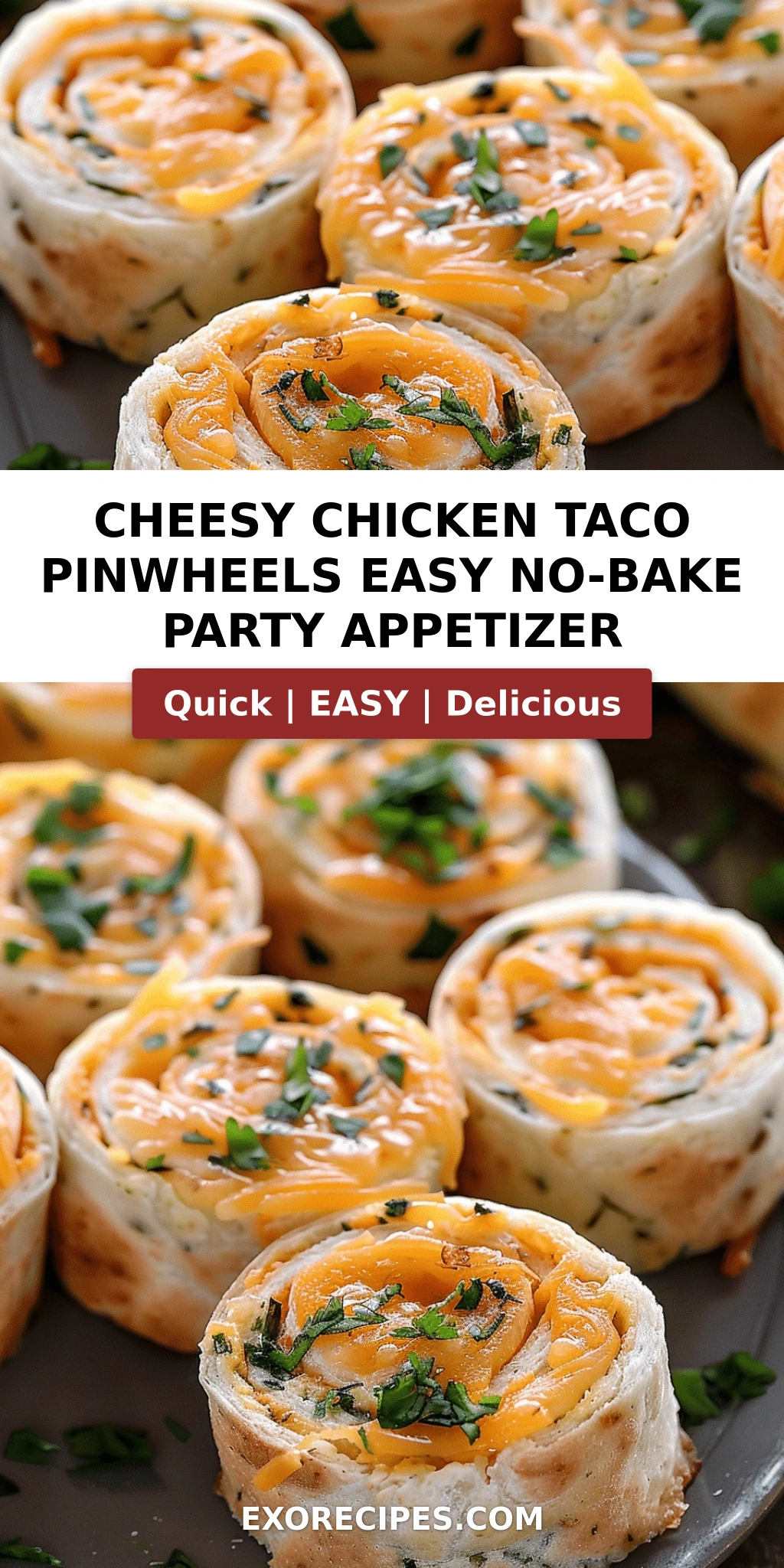 Cheesy Chicken Taco Pinwheels: The Ultimate Party Appetizer Youll Crave