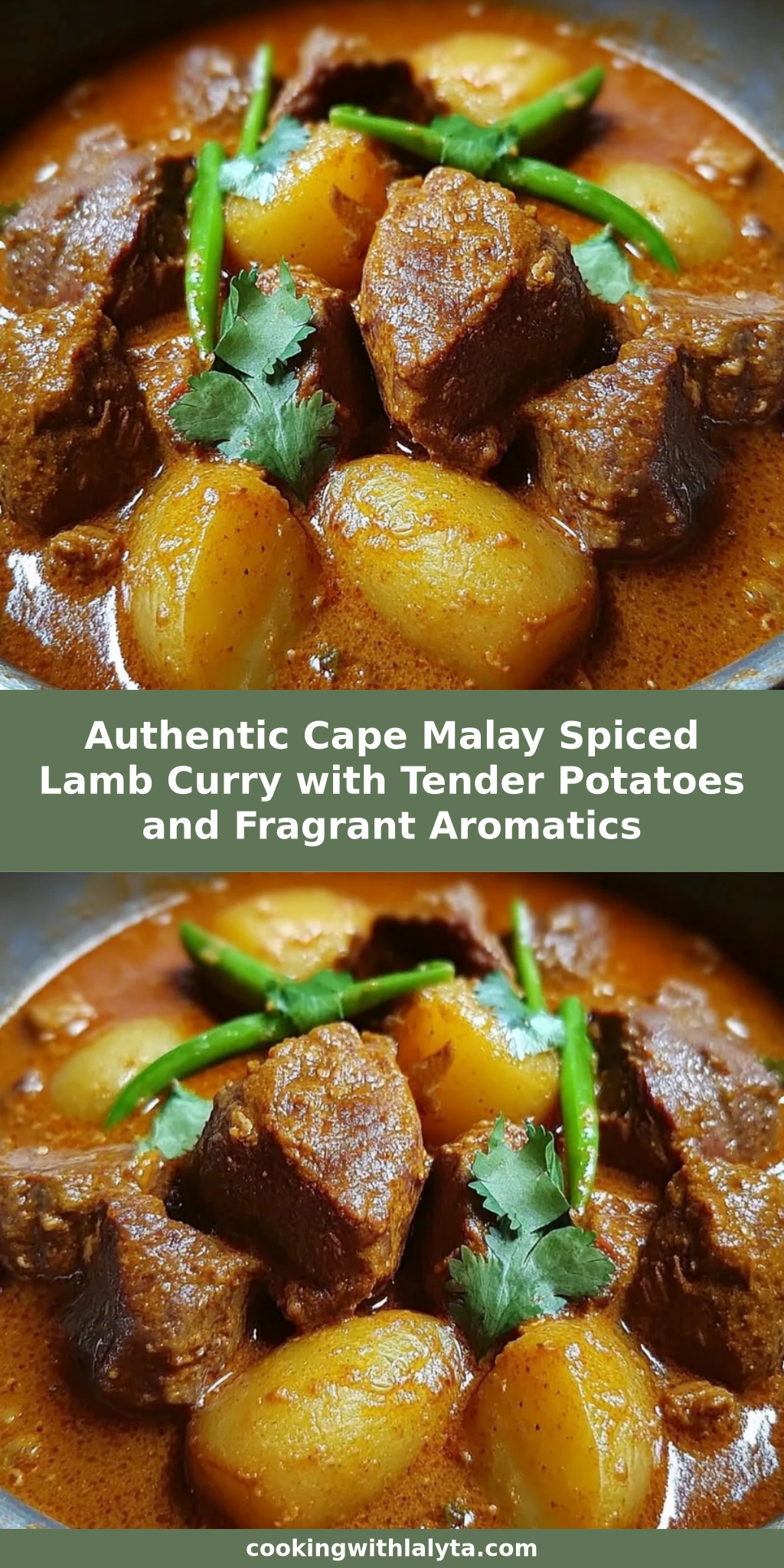 Authentic Cape Malay Spiced Lamb Curry with Tender Potatoes and Fragrant Aromatics