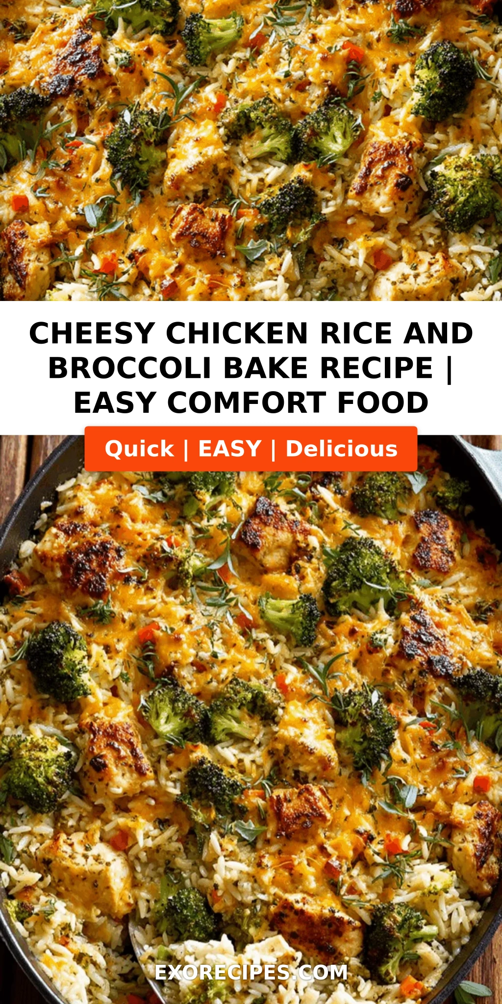 Cheesy Chicken, Rice & Broccoli Bake: Your Ultimate Comfort Meal