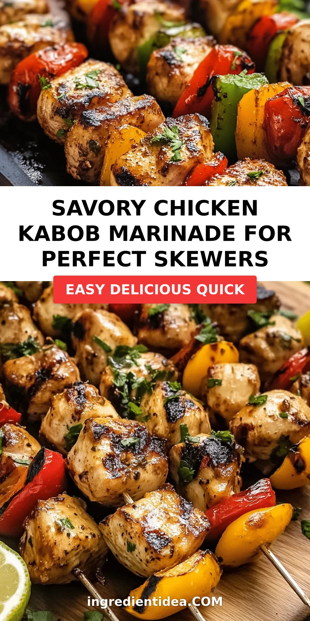Savory Chicken Kabob Marinade for Perfect Skewers