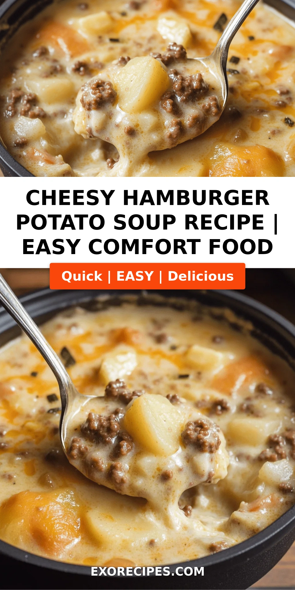 Cheesy Hamburger Potato Soup: Your Ultimate Comfort Food Recipe