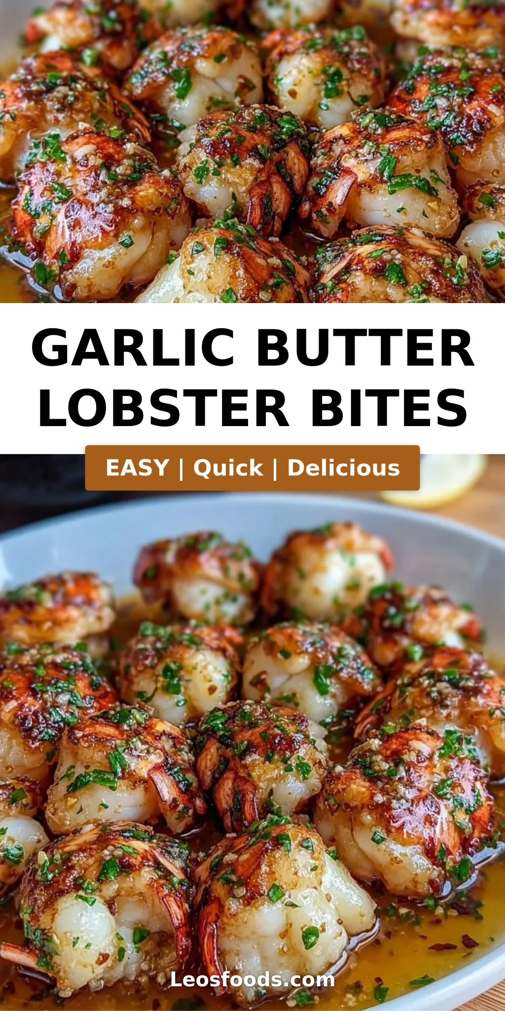 Garlic Butter Lobster Bites