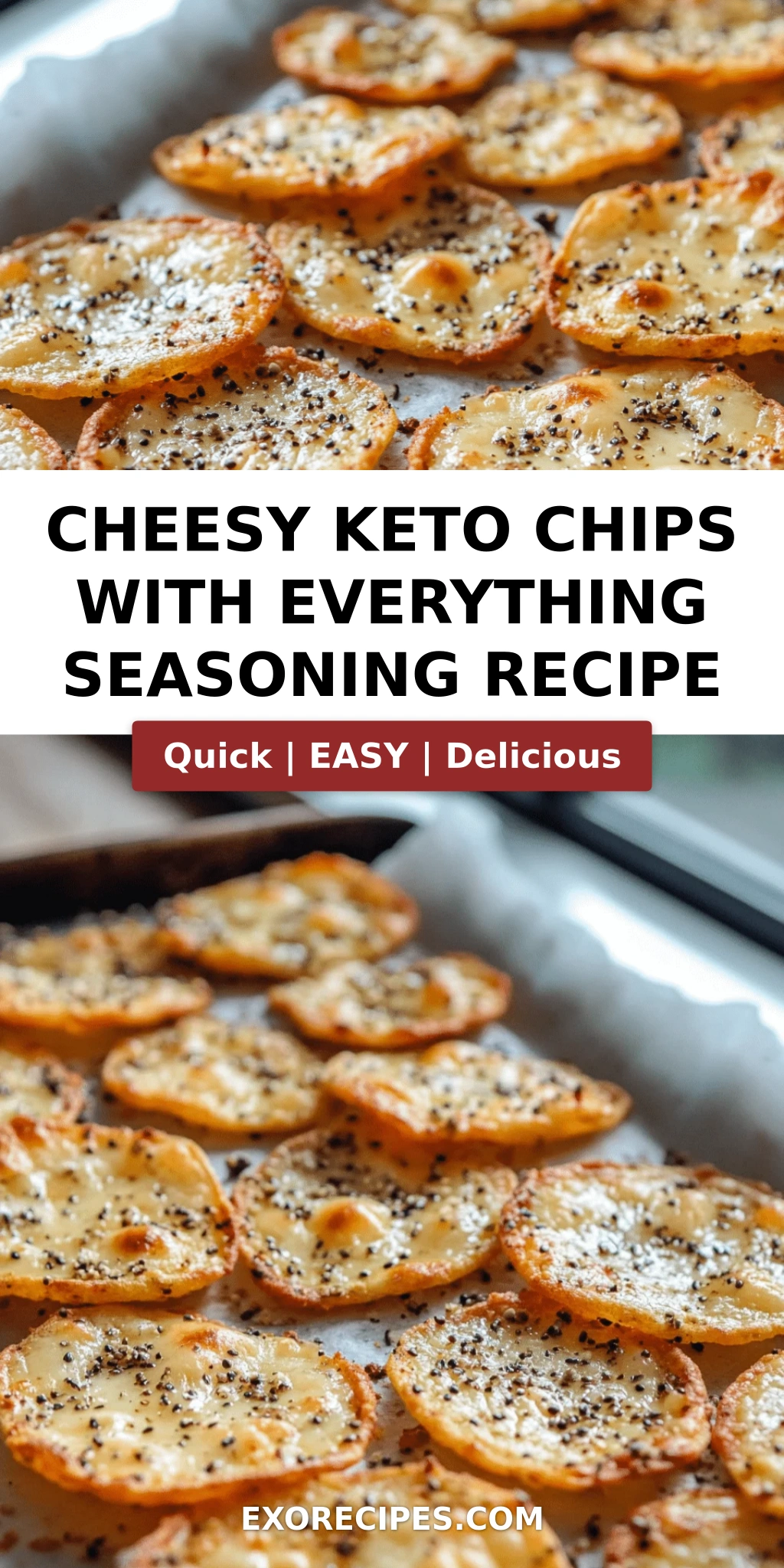 Cheesy Keto Chips with Everything Seasoning Your New Favorite Low-Carb Snack
