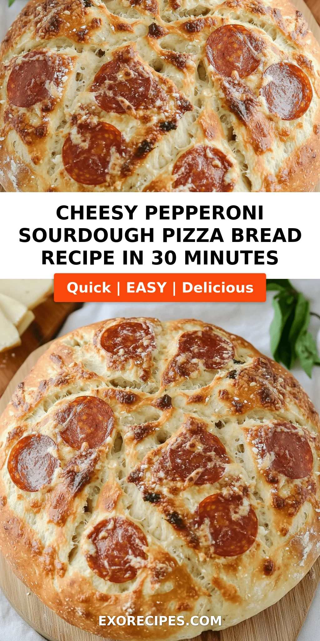Cheesy Pepperoni Sourdough Pizza Bread: A Delicious Twist on Classic Pizza