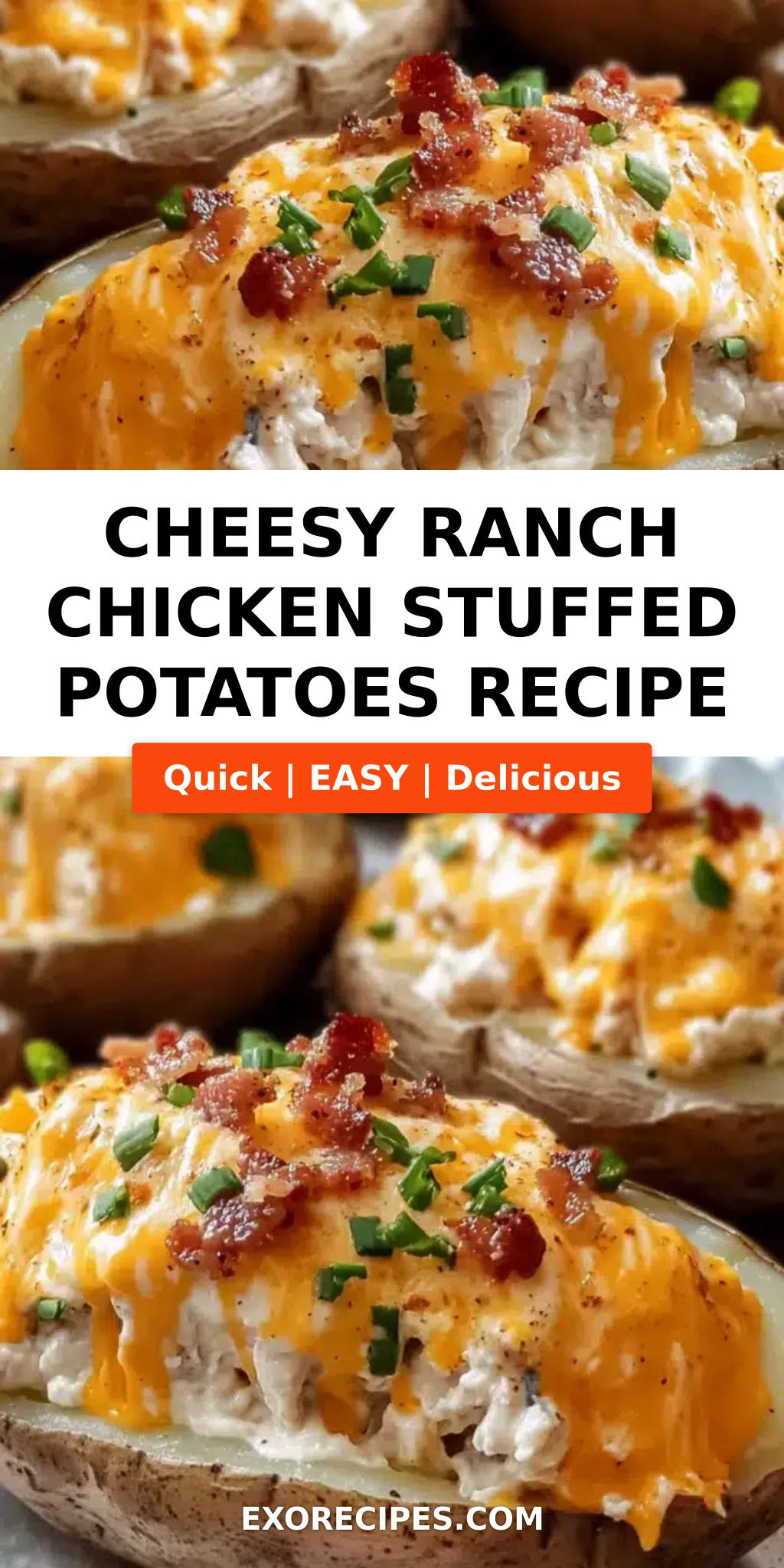 Cheesy Ranch Chicken Stuffed Potatoes: The Ultimate Comfort Food Recipe